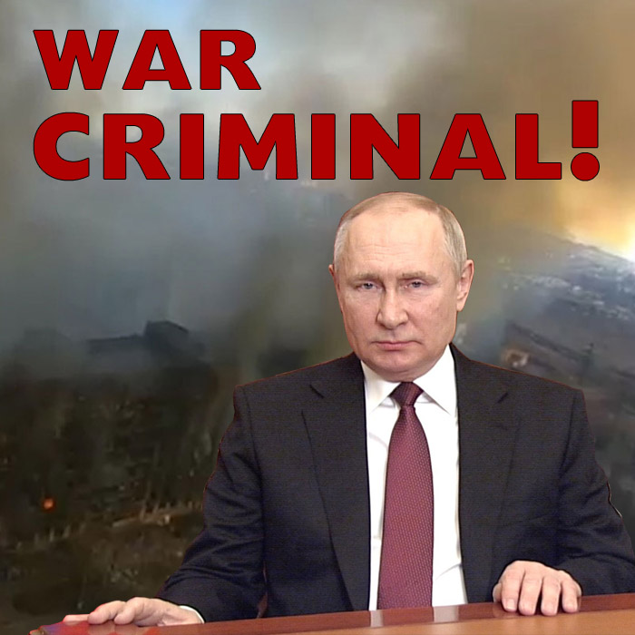 Resolution Declarding Vladimir Putin as a War Criminal